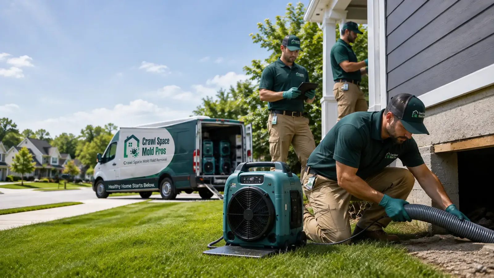 Crawl Space Mold Removal in Wakonda, SD